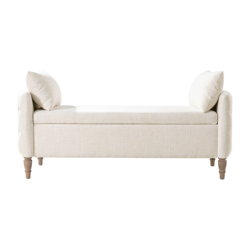 Reg 59 in. Bench with Solid Wood Legs