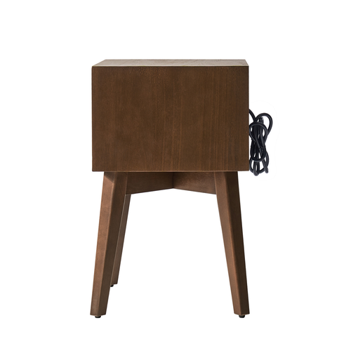 Tobia 1-Drawer 18 in. W Nightstand with Built-In Power Outlet