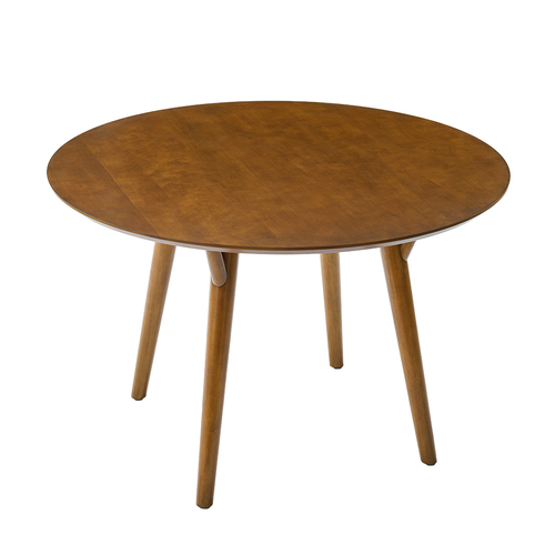 Eckhard 45 in. Round Wood Coffee Table with Solid Legs