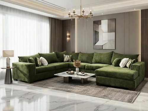Texan Cactus Green Oversized Sectional S320 by New Era Innovations