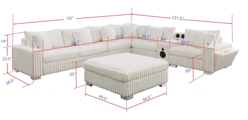 Snuggle Station LAF 2-Seater Sectional