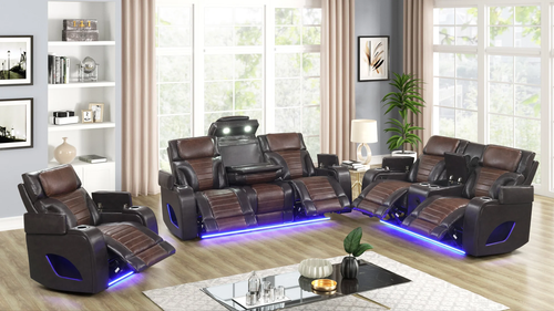 Robin Brown Power Reclining Living Room Set S4200 by New Era Innovations