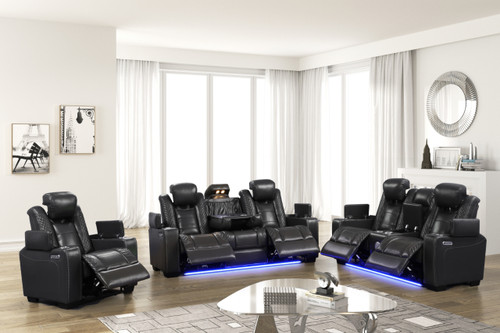 Journey 3PC Reclining Set in Leather Air