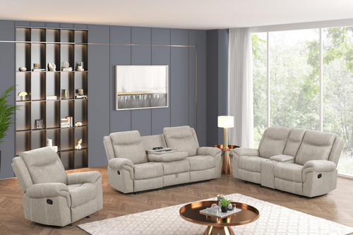 Boulder Reclining Set in Gray 689000 by Generation Trade