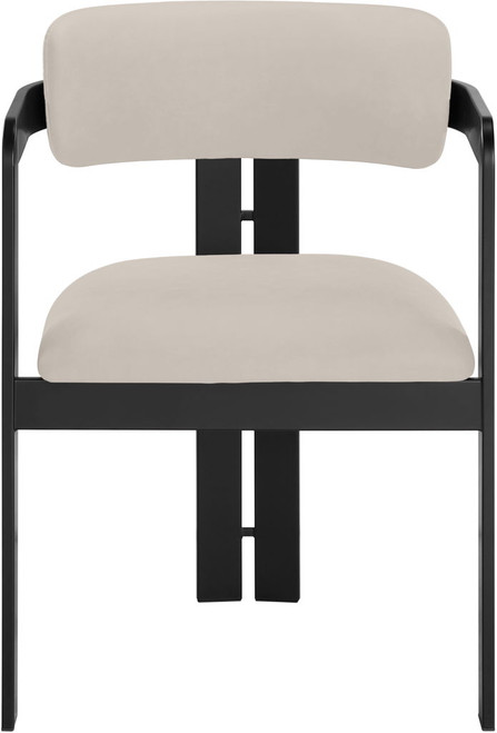 Aurum - Vegan Leather Upholstered Dining Chair (Set of 2) - Taupe