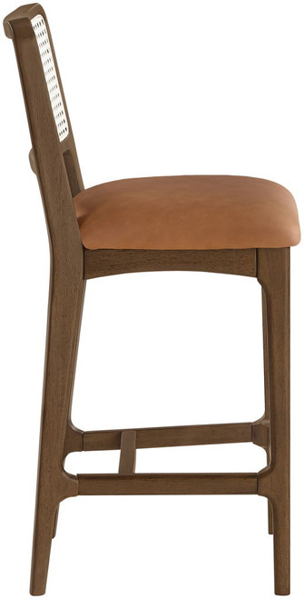 Atrium - Counter Stool With Brushed Brown Base (Set of 2)