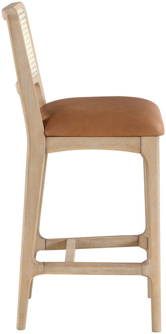 Atrium - Counter Stool With Brushed Natural Base (Set of 2)