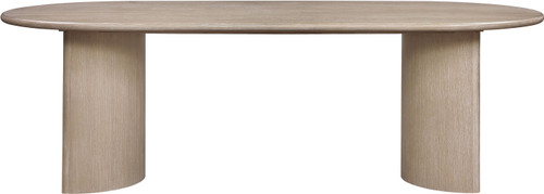 Caldra - Oak Veneer And Solid Wood Dining Table