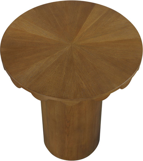 Dahlia - Solid Wood And Natural Cane Table