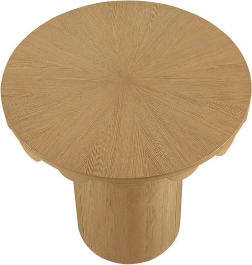 Dahlia - Solid Wood And Natural Cane Table
