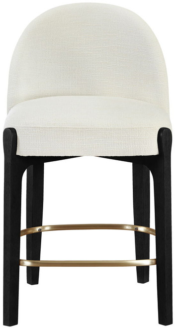 Torino - Counter Stool With Brushed Black Base