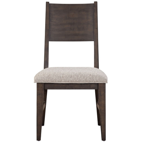 Norvell - Side Chair (Set of 2) - Gray / Brown