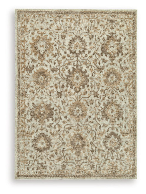 Sableridge - 5' x 7' Rug - Ivory / Taupe / Camel
