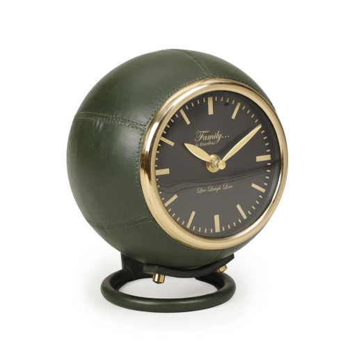Draper - Designer Standing Accent Clock - Dark Green