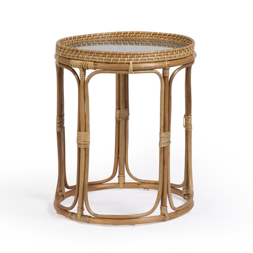Lindy - Rattan Side Table - Natural