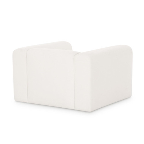 Tarra - Chenille Armchair - Cream