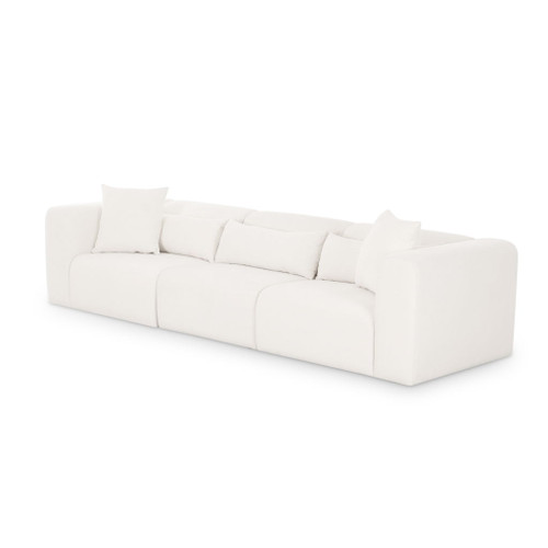 Tarra - Chenille Modular Sofa - Cream