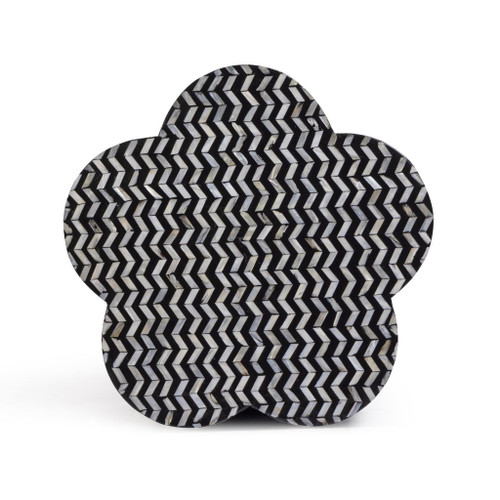 Mother of Pearl Shell Side Table - Truffle