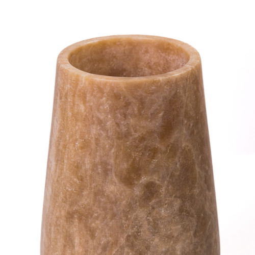 Marble Silo Vase - Onyx