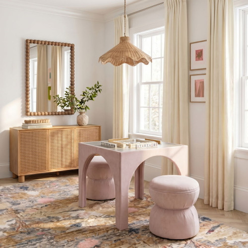 Tomlin - Gaming Ruched Ottoman