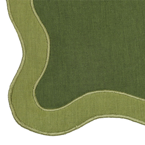 Organic Cotton / Linen Wavy Challah Cover