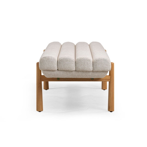 Julianna - Textured Fabric Bench