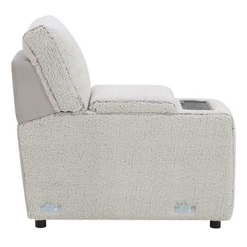 Tarrance - Modular Console With Wireless Charging & USB - Gray