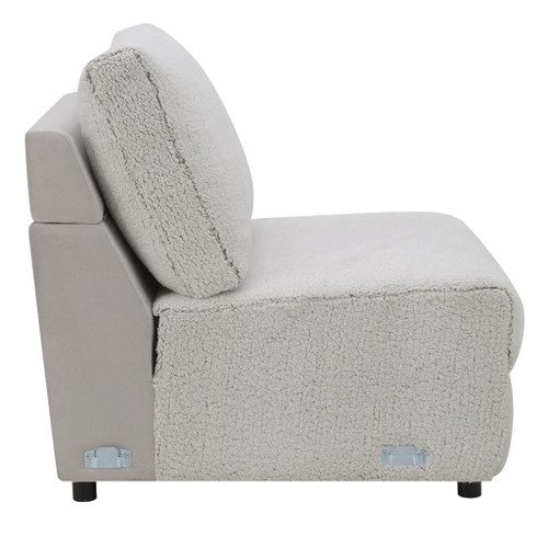 Tarrance - Modular Armless Chair - Gray