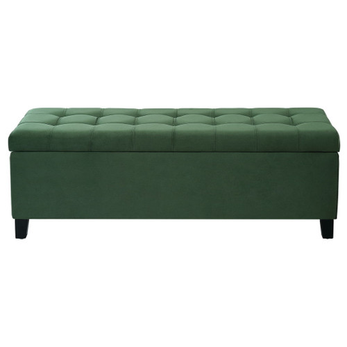 Upholstered Storage Ottoman Bench, Foot Rest For Bedroom