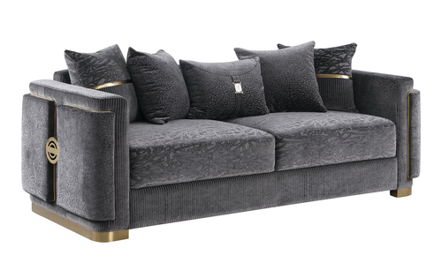 Capri Living Room Set in Fabric