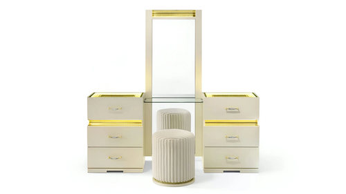 Brillia Modern Ivory Vanity Set
