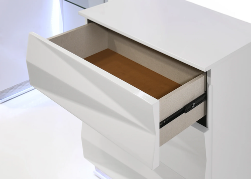 Serene White Modern Vanity Set