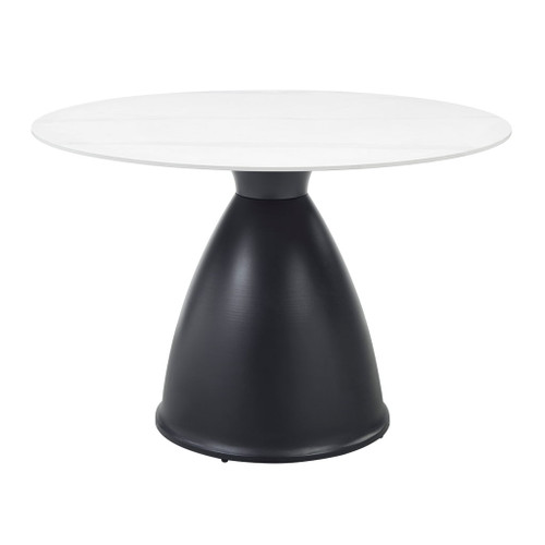 Thea - Dining Table - Black / White