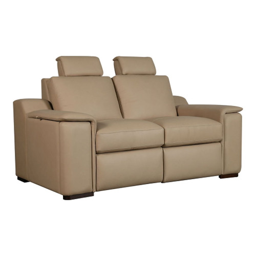 Armon - Sofa With Power Footrest & ZG - Oslo Fawn