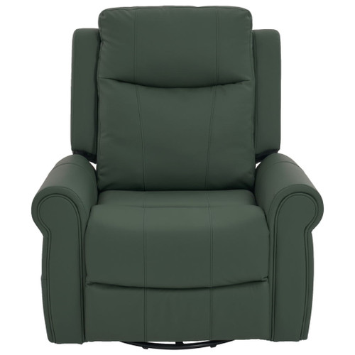 Manual Recliner Chair With 270 Degree Swivel, Massage & Heating, Dual Reclining Positions