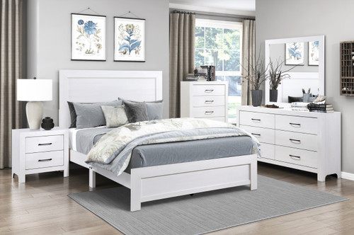 Bedroom Set Corbin Collection White 1534WH by Homelegance