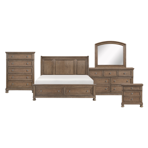Bedroom Set Bethel Collection Brown