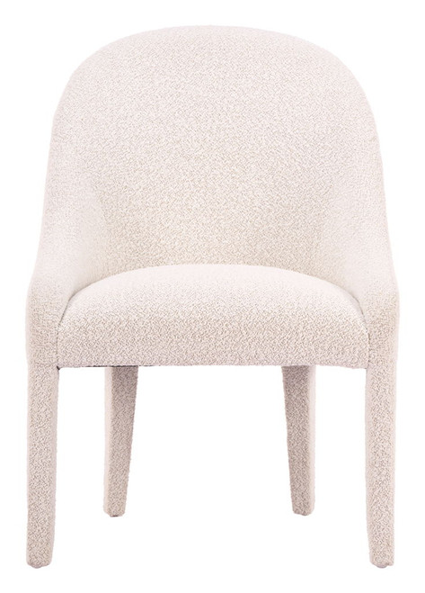 Domo - Dining Chair - White / Ivory