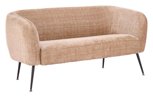 Racine - Loveseat - Linen Beige / Brown