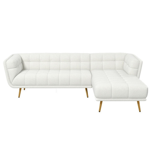 Addison - L Shape Sectional Sofa Tufted