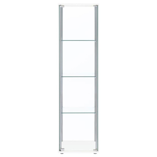 Bellatrix - 4-Shelf Clear Glass Curio Cabinet