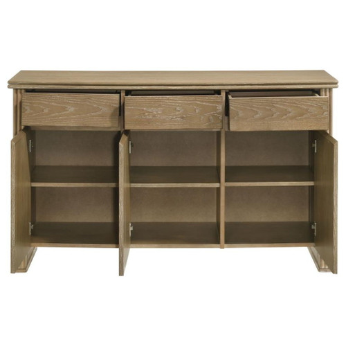 Adina - 2-Door Sideboard Server - Distressed Light Brown