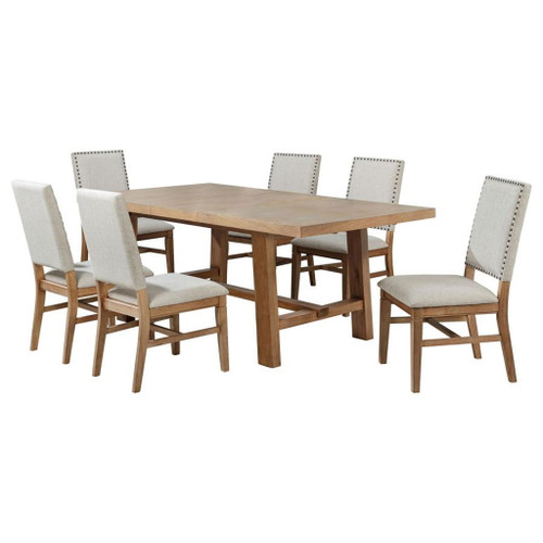 Middleton - Extension Leaf Dining Set With Upholstered Chairs