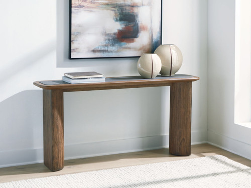 Dontayne - Sofa Table - Warm Brown