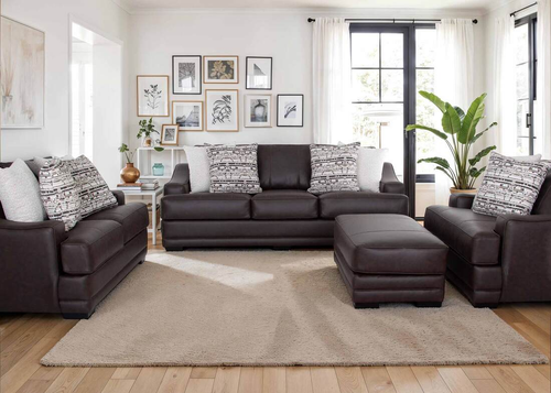 Franklin 2PC Oversized Duvall Coffee Sofa and Loveseat Set 893-22 by Happy Homes