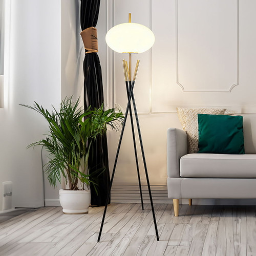 Floor Lamp - Black / Gold
