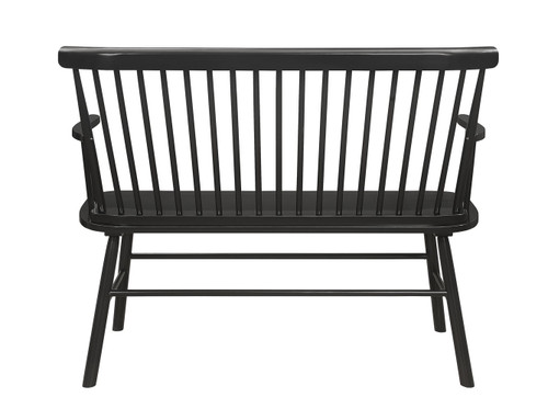 Jerimiah - Spindleback Bench - Black