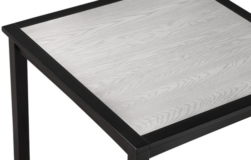 Salvador - 5 Piece Counter Height Set - Charcoal / White