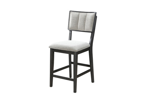 Cline - Counter Height Chair (Set of 2) - Charcoal / Gray