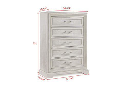Alexandria - Accent Chest - White